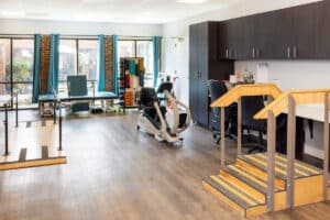 Rehab gym at Johns Island Post Acute